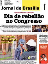 Capa do jornal Jornal de Brasília 06/08/2025