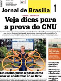 Capa do jornal Jornal de Brasília 07/07/2025