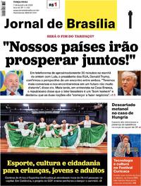 Capa do jornal Jornal de Brasília 07/10/2025