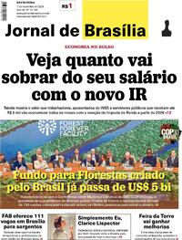 Capa do jornal Jornal de Brasília 07/11/2025
