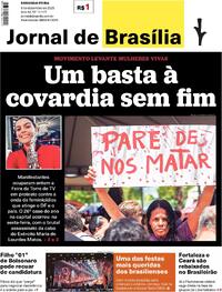 Capa do jornal Jornal de Brasília 08/12/2025