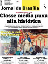 Capa do jornal Jornal de Brasília 09/06/2025