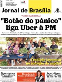 Capa do jornal Jornal de Brasília 09/10/2025