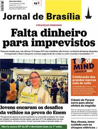 Capa do jornal Jornal de Brasília 10/11/2025