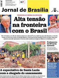 Capa do jornal Jornal de Brasília 10/12/2025