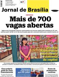 Capa do jornal Jornal de Brasília 11/06/2025