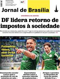 Capa do jornal Jornal de Brasília 11/08/2025