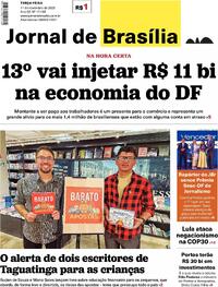 Capa do jornal Jornal de Brasília 11/11/2025