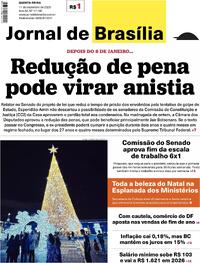 Capa do jornal Jornal de Brasília 11/12/2025