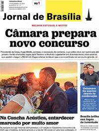 Capa do jornal Jornal de Brasília 15/09/2025
