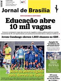 Capa do jornal Jornal de Brasília 15/10/2025