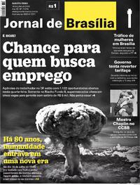 Capa do jornal Jornal de Brasília 16/07/2025