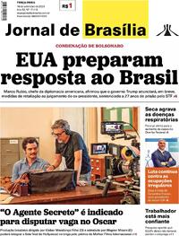 Capa do jornal Jornal de Brasília 16/09/2025