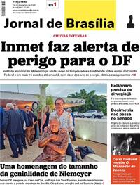 Capa do jornal Jornal de Brasília 16/12/2025