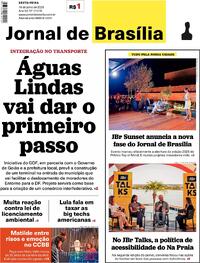 Capa do jornal Jornal de Brasília 18/07/2025
