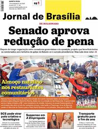 Capa do jornal Jornal de Brasília 18/12/2025