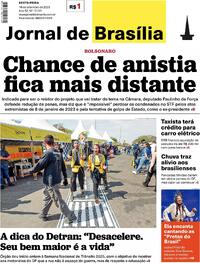 Capa do jornal Jornal de Brasília 19/09/2025