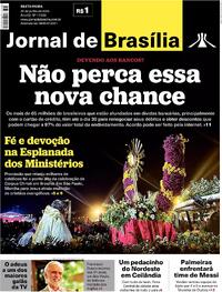 Capa do jornal Jornal de Brasília 20/06/2025