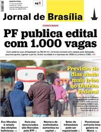 Capa do jornal Jornal de Brasília 21/05/2025
