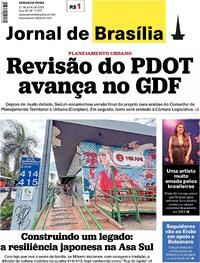 Capa do jornal Jornal de Brasília 21/07/2025