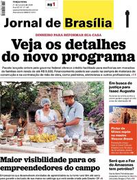 Capa do jornal Jornal de Brasília 21/10/2025