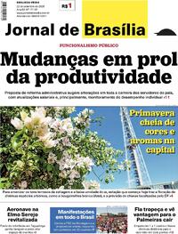 Capa do jornal Jornal de Brasília 22/09/2025