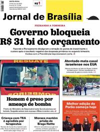 Capa do jornal Jornal de Brasília 23/05/2025