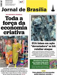 Capa do jornal Jornal de Brasília 23/06/2025