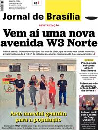 Capa do jornal Jornal de Brasília 23/07/2025