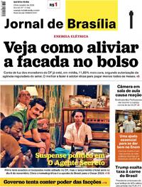 Capa do jornal Jornal de Brasília 23/10/2025