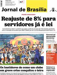 Capa do jornal Jornal de Brasília 23/12/2025