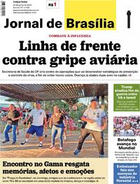 Capa do jornal Jornal de Brasília 24/06/2025