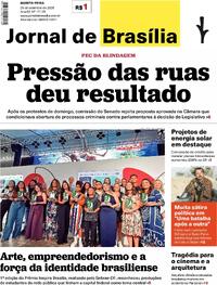 Capa do jornal Jornal de Brasília 25/09/2025