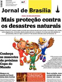 Capa do jornal Jornal de Brasília 26/09/2025
