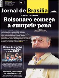 Capa do jornal Jornal de Brasília 26/11/2025