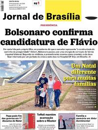 Capa do jornal Jornal de Brasília 26/12/2025
