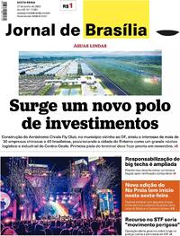 Capa do jornal Jornal de Brasília 27/06/2025