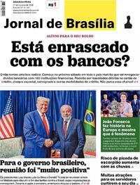 Capa do jornal Jornal de Brasília 27/10/2025