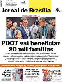 Capa do jornal Jornal de Brasília 27/11/2025