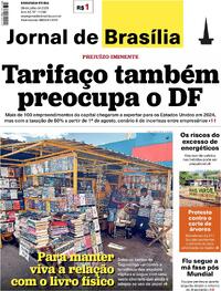 Capa do jornal Jornal de Brasília 28/07/2025