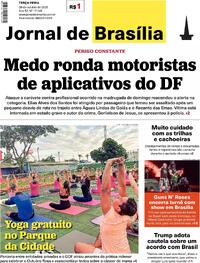 Capa do jornal Jornal de Brasília 28/10/2025