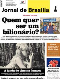 Capa do jornal Jornal de Brasília 29/12/2025