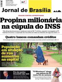 Capa do jornal Jornal de Brasília 30/04/2025