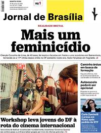 Capa do jornal Jornal de Brasília 30/07/2025