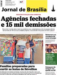Capa do jornal Jornal de Brasília 30/12/2025