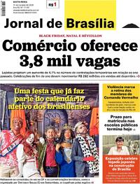 Capa do jornal Jornal de Brasília 31/10/2025