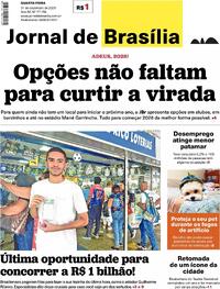 Capa do jornal Jornal de Brasília 31/12/2025