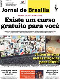 Capa do jornal Jornal de Brasília 01/01/2026