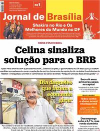 Capa Jornal de Brasília 01/05/2026