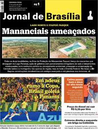 Capa Jornal de Brasília 01/06/2026